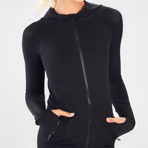 Fabletics Kiley Hooded Workout Jacket
